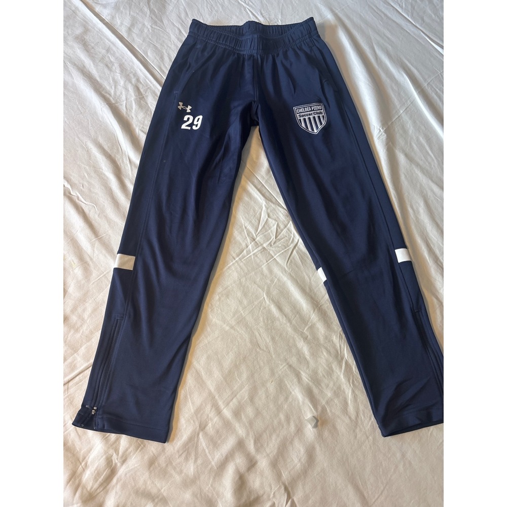 Under Armour Chelsea Piers Soccer Club Youth Large Blue Track Pants